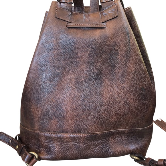 PIKOLINOS Brown Leather Backpack - Picture 5 of 16